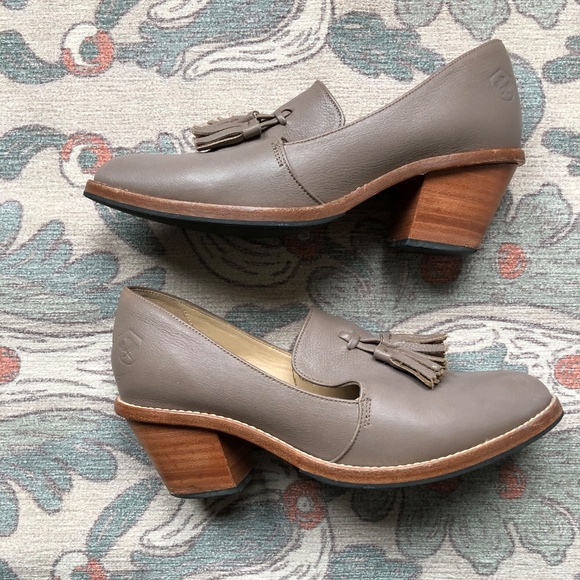 Poppy Barley Stacked Heel Loafer - Picture 3 of 15